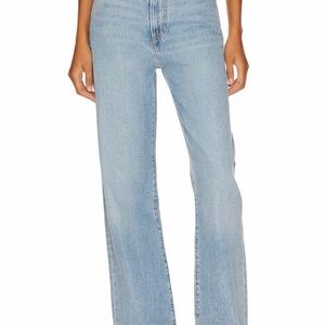 Levi’s Revolve Ribcage Wide Leg in Acid Wash